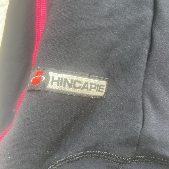 Hincapie Women's Full Leg Long Fleece Cycle Bib Black/Pink Size M - Picture 3 of 10